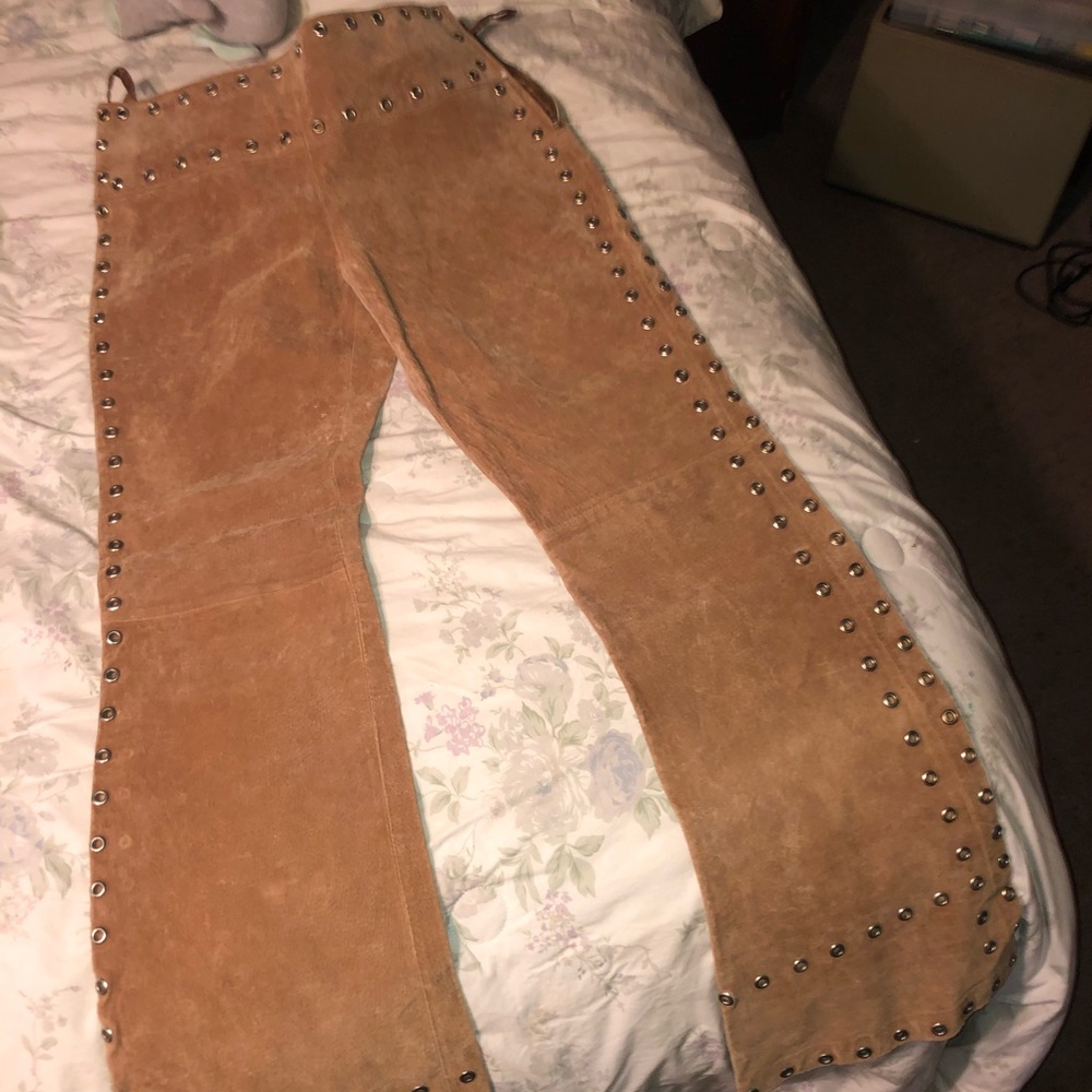 Soft leather pants